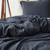 Natural Loft® Queen Comforter - Faded Black