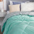 Glacier Gray/Yucca Full Comforter - Oversized Full XL Bedding