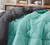 Yucca Green and Gray Twin Oversized Comforter Soft and Stylish XL Twin Bedding Essentials