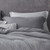Affordable Luxury Bedding High Quality Standard Queen Pillow Sham Bare Bottom Medium Gray Pillow Sham