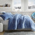Last Chance Designer Bedding Sale Frosted Pacific Blue King Oversized Comforter Set