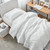 White Twin, Queen, or King Extra Large Duvet Cover Set Neutral Bedding for Trendy Bedroom Decor Style