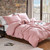 Pretty King Bedding Essentials Silver Pink Natural Loft Bedding