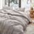 Warm and Cozy Plush Comforter with True Oversized Twin, Queen, or King Bedding Dimensions