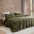 Thicker Than Thick - Coma Inducer® Alaskan King Comforter - Standard Plush Filling - Winter Moss