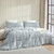 Snorze® Cloud Comforter - Coma Inducer® Ultra Cozy Bamboo - Oversized Comforter in Glacier Gray