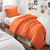 Neon Nights - Coma Inducer® Oversized Twin Comforter - Neon Orange