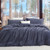 Softer than Soft - Coma Inducer® Oversized Queen Comforter - Double Plush Indigo Black