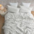 Koala de Albino - Coma Inducer® Oversized Queen Comforter - Wallaby White