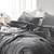 Love Thick - Desirable Coma Inducer® Alaskan King Comforter Set - Forbidden Gray