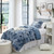 Snowball Chunky Bunny - Coma Inducer® Oversized Comforter Set - Midnight Moon