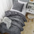 Chunky Bunny Git Cozy - Coma Inducer® Oversized Twin Comforter Set - Black Salt