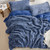 Chunky Bunny Git Cozy - Coma Inducer® Oversized Queen Comforter Set - Blue Salt