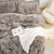 1250 Chunky Bunnies 2X - Coma Inducer® Oversized King Comforter Set - Taupewood
