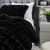 Snowball Chunky Bunny - Coma Inducer® Oversized Twin Comforter Set - Black