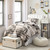 Snowball Double Chunky Bunny - Coma Inducer® Oversized Twin Comforter Set - Messy Storm Gray