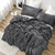 Snowball Double Chunky Bunny - Coma Inducer® Oversized Comforter Set - Baby Thunderstorm Gray