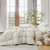 Washed Panda - Coma Inducer® Alaskan King Comforter Set - Almond Cream