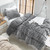 Git Puffy Cozy - Coma Inducer® Oversized Twin Comforter Set - Frost Gray