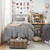Wrinkle Rolls Chunky Bunny - Coma Inducer® Oversized Comforter Set - Nightfall Navy Brown