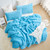 Cut n Sew Chunky Bunny - Coma Inducer® Oversized Comforter Set - Calming Blue Topaz