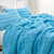Cut n Sew Chunky Bunny - Coma Inducer® Oversized Comforter Set - Calming Blue Topaz