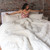 Banana Leafy Plush - Coma Inducer® Oversized Comforter Set - Cream