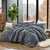 Oceans - Coma Inducer® Oversized King Comforter Set - Navy Current