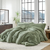 1,100 Bunnies - Coma Inducer® Alaskan King Comforter Set - Calming Sage