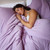 Pretty Purple Queen Bedding Essentials True Oversized Queen Bedspread Made with Soft Bedding Materials
