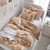 Chunky Bunny Spotty Yoga - Coma Inducer® Twin XL Comforter - White Tan