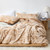 Chunky Bunny Spotty Yoga - Coma Inducer® Oversized Queen Comforter - White Tan