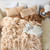Chunky Bunny Spotty Yoga - Coma Inducer® Oversized King Comforter - White Tan