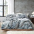 Chunky Bunny Spotty Yoga - Coma Inducer® Oversized Queen Comforter - White Gray