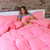 Dam Boi He Thick - Coma Inducer® Queen Comforter Set - Pink Lemonade
