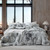 Snowball Chunky Bunny® - Coma Inducer® Oversized Comforter Set - Monsoon Gray
