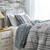 Chunkiest Chunky Bunny® Freezin Waters - Coma Inducer® Oversized Twin Comforter Set - Lush Gray