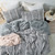 Chunkiest Chunky Bunny® Freezin Waters - Coma Inducer® Oversized Comforter Set - Lush Gray
