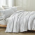 Satin Summer - Coma Inducer® Oversized Comforter Set - Whispy Gray Clouds