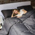 In The Thick of It - Coma Inducer® Oversized Queen Comforter Set - Coal Smoke