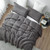 In The Thick of It - Coma Inducer® Oversized Comforter Set - Coal Smoke