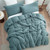 In The Thick of It - Coma Inducer® Oversized Queen Plush Comforter Set - Balsam Green