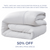 Cooler Than Cool - Coma Inducer® Alaskan King Comforter - Real White
