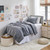 I Am Bed Serious - Coma Inducer® Oversized Comforter Set - Dark Gray Frosted