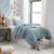 I Am Bed Serious - Coma Inducer® Oversized Twin Comforter Set - Arctic Ocean Frosted