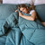 If My Bed Was a Hippo - Coma Inducer® Oversized Queen Comforter - Tanzania Teal