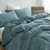 If My Bed Was a Hippo - Coma Inducer® Alaskan King Comforter - Tanzania Teal