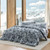 Coma-Tose - Coma Inducer® Oversized Queen Comforter Set - Bright Light Stone Mountain