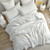 Coma-Tose - Coma Inducer® Oversized Queen Comforter Set - White Onyx Taupe-Gray
