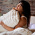 Wrinkle Rolls Chunky Bunny - Coma Inducer® Oversized Queen Comforter Set - Cream Sands